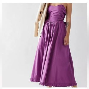 Free people Cohen Poplin midi dress